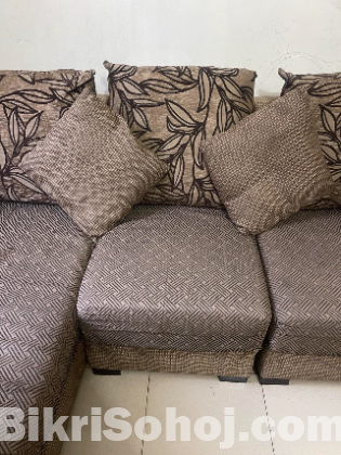 L-Shaped Sofa Set